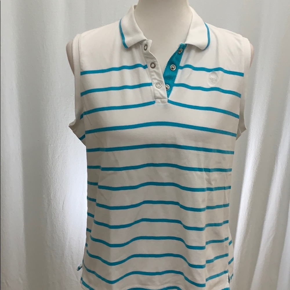 L-RL Lauren Active Sleeveless Pullover Top XL